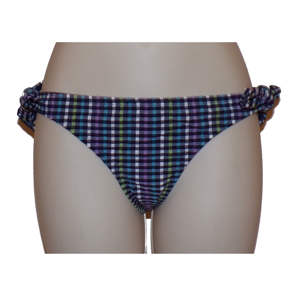 Coco Rave plaid bikini bottom XS